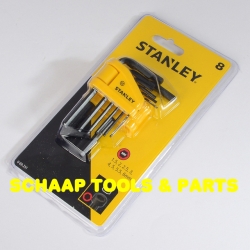 Sleutelgereedschap - Stiftsleutelset - inbussleutel zeskant 1,5 -  6 mm 8-delig in cassette | 0-69-251